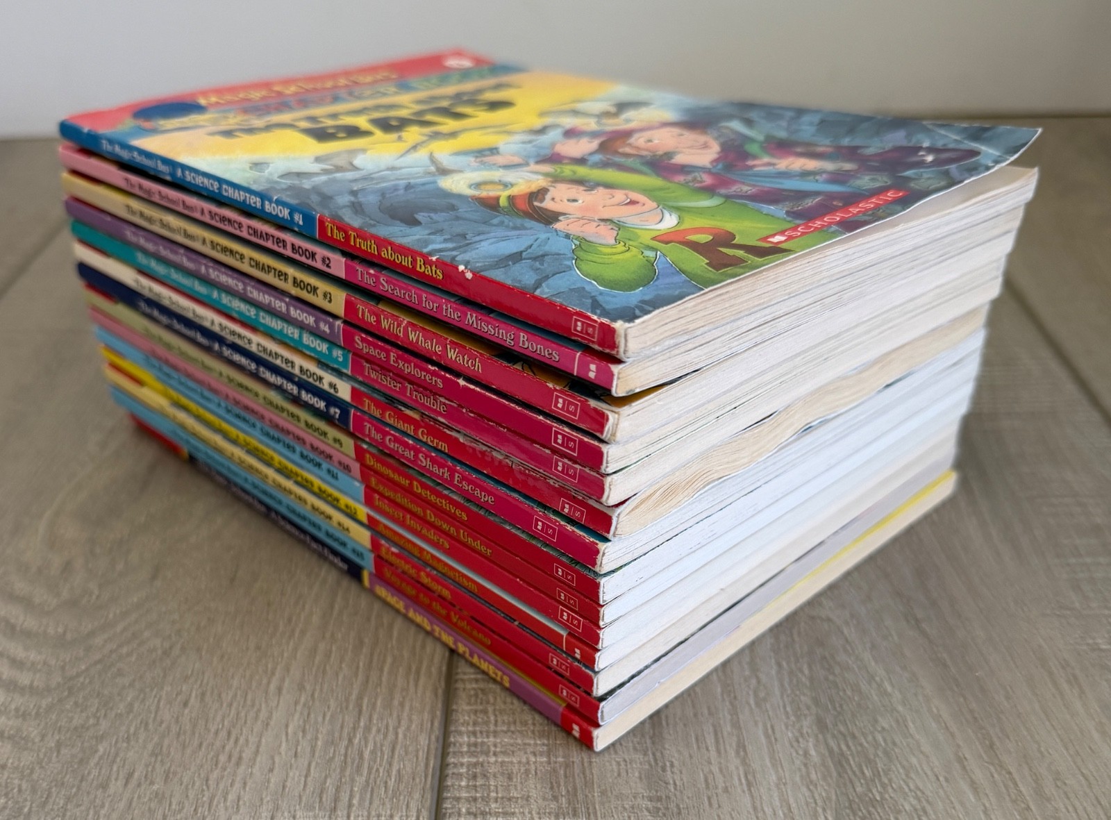 Magic School Bus Chapter Books Science Series Lot Of 14 (#1-12, 14, 15, +)