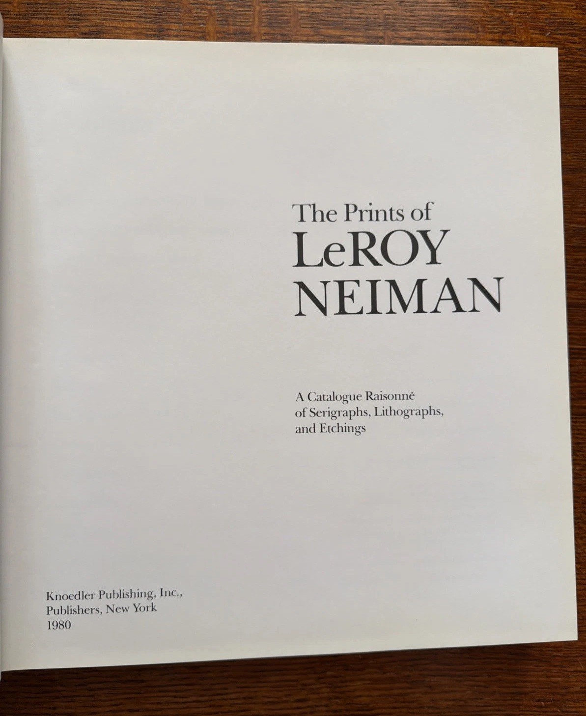 The Prints of LeRoy Neiman: A Catalogue of Raisonné, 1980 HBDJ – SIGNED!