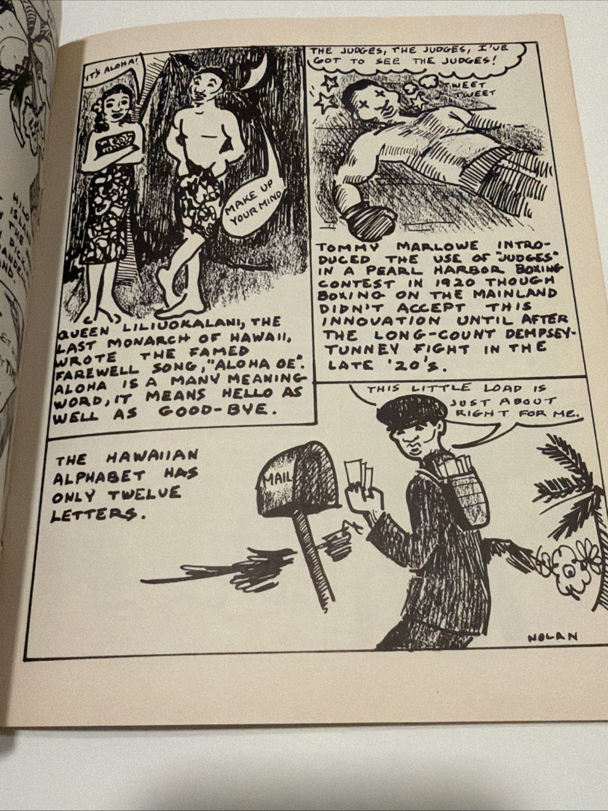 Rare 1959 Booklet, Hawaiian Oddities, by Mike Jay. Illus by Judy Nolan. 82 Pages