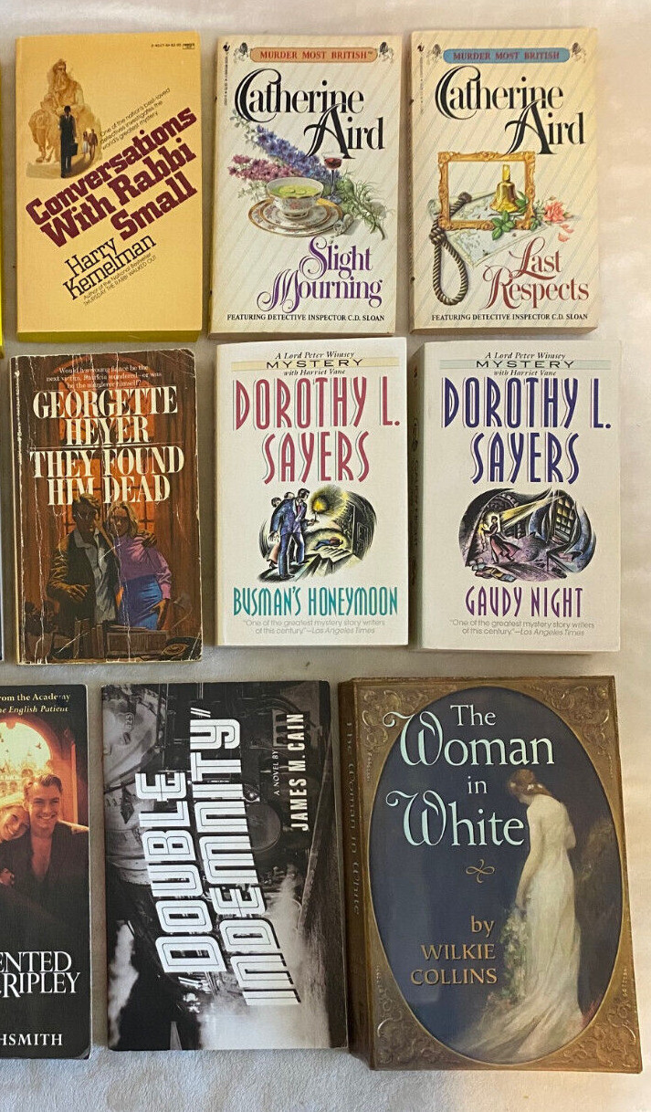 Mystery Writers: Sayers, Spillane+ BUY AS MANY TITLES & PAY FLAT $4.99 TO SHIP#2
