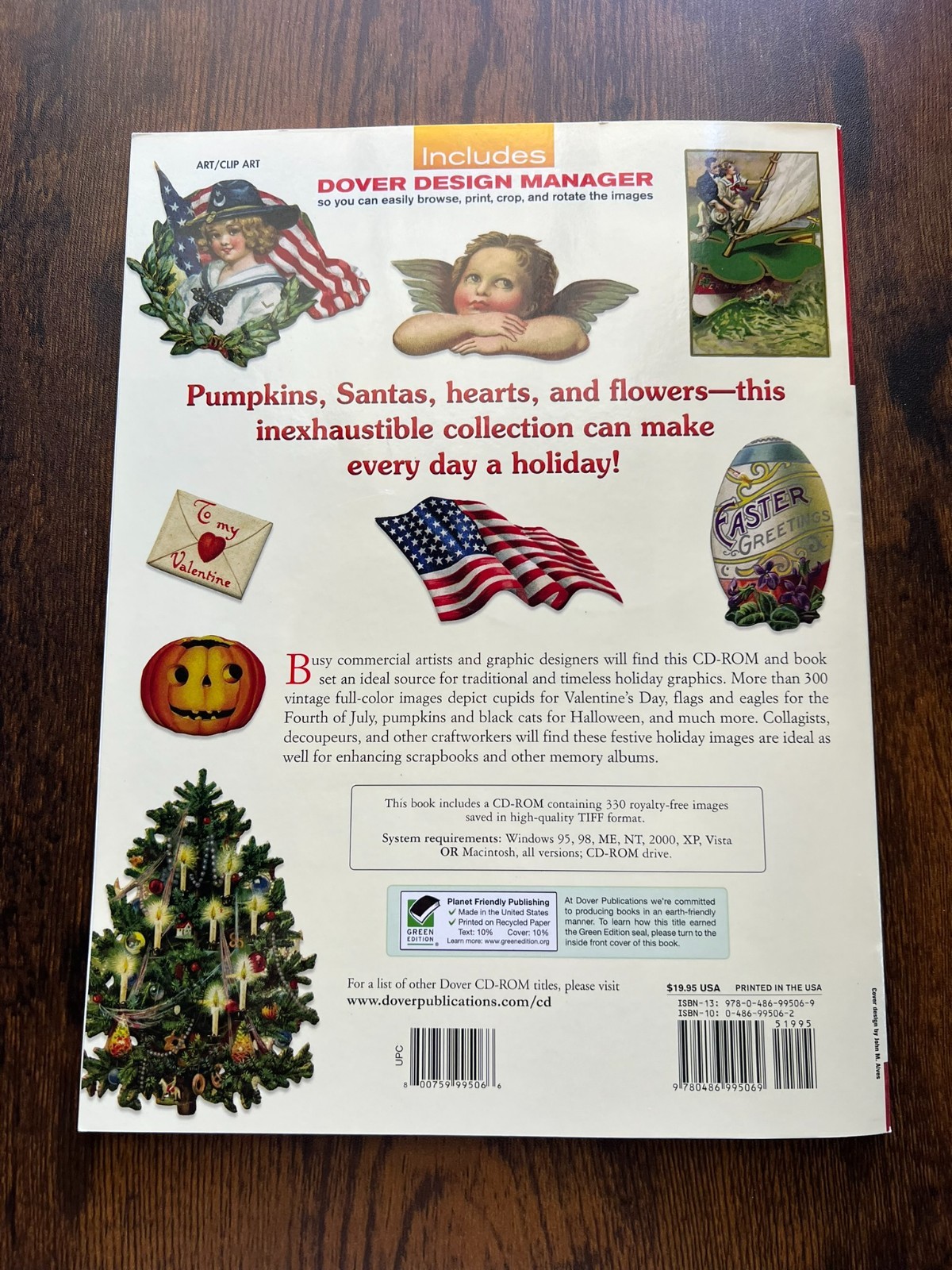 Full Color Holiday Vignettes CD-ROM & Book Dover Electronic Clip Art