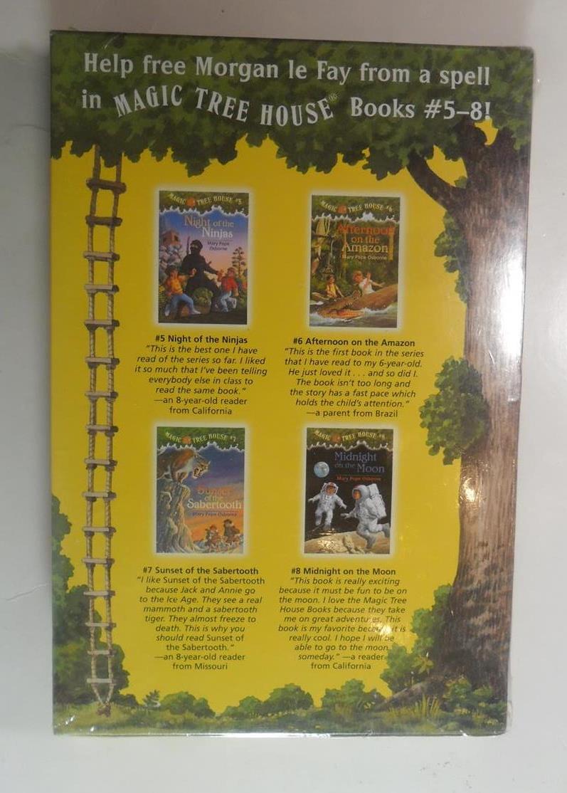 MAGIC TREE HOUSE BOOKS #5 TO 8 SEALED IN BOX MARY POPE OSBORNE