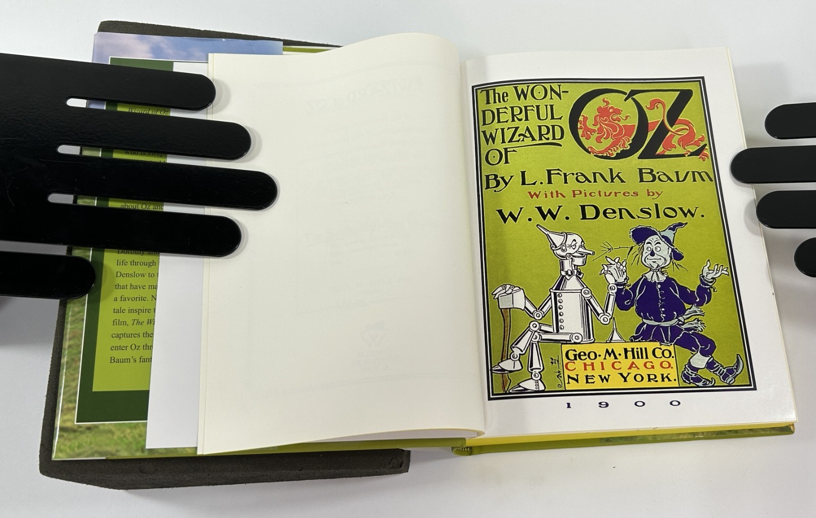 The Wonderful Wizard of Oz by L. Frank Baum, Facsimile, Signed by Robert Baum