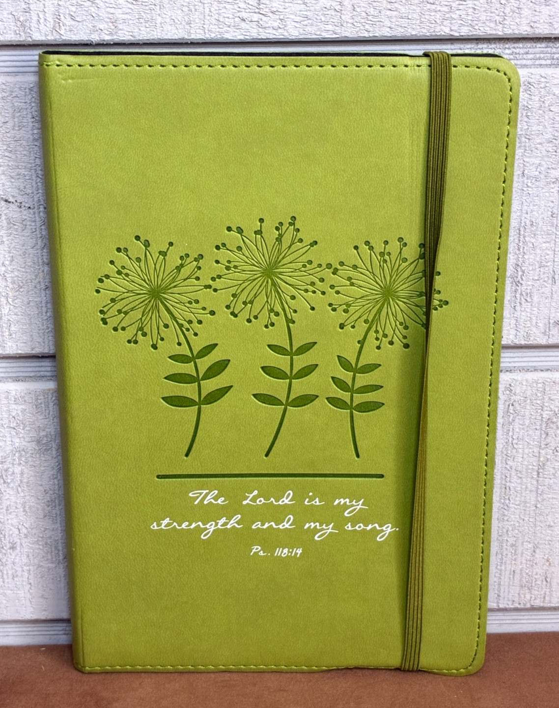 CHRISTIAN ART GIFTS Journal w/Scripture ~ The Lord is My Strength and My Song