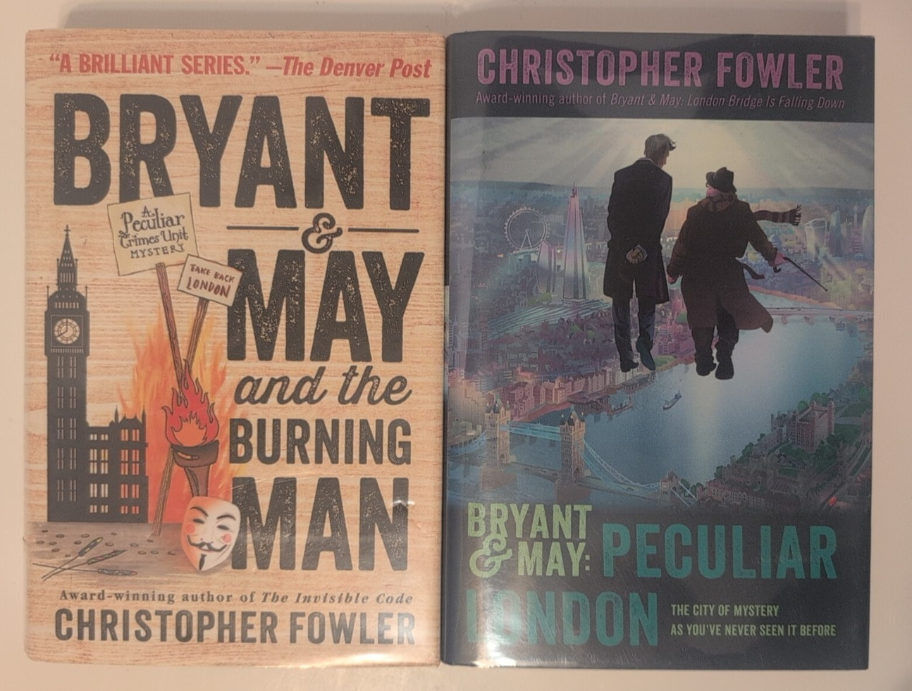 Lot of 6 Christopher Fowler BRYANT & MAY A Peculiar Crimes Unit Mystery HC Books