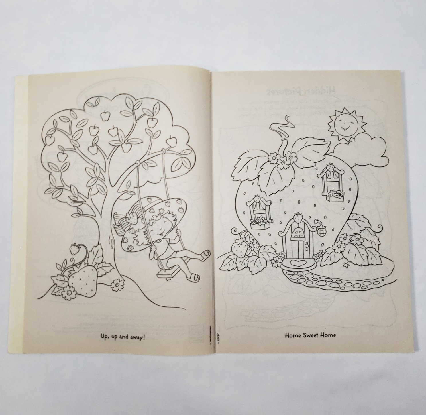 Strawberry Shortcake Coloring Book Dalmatian Press Vintage 2004 USED Berry Cool
