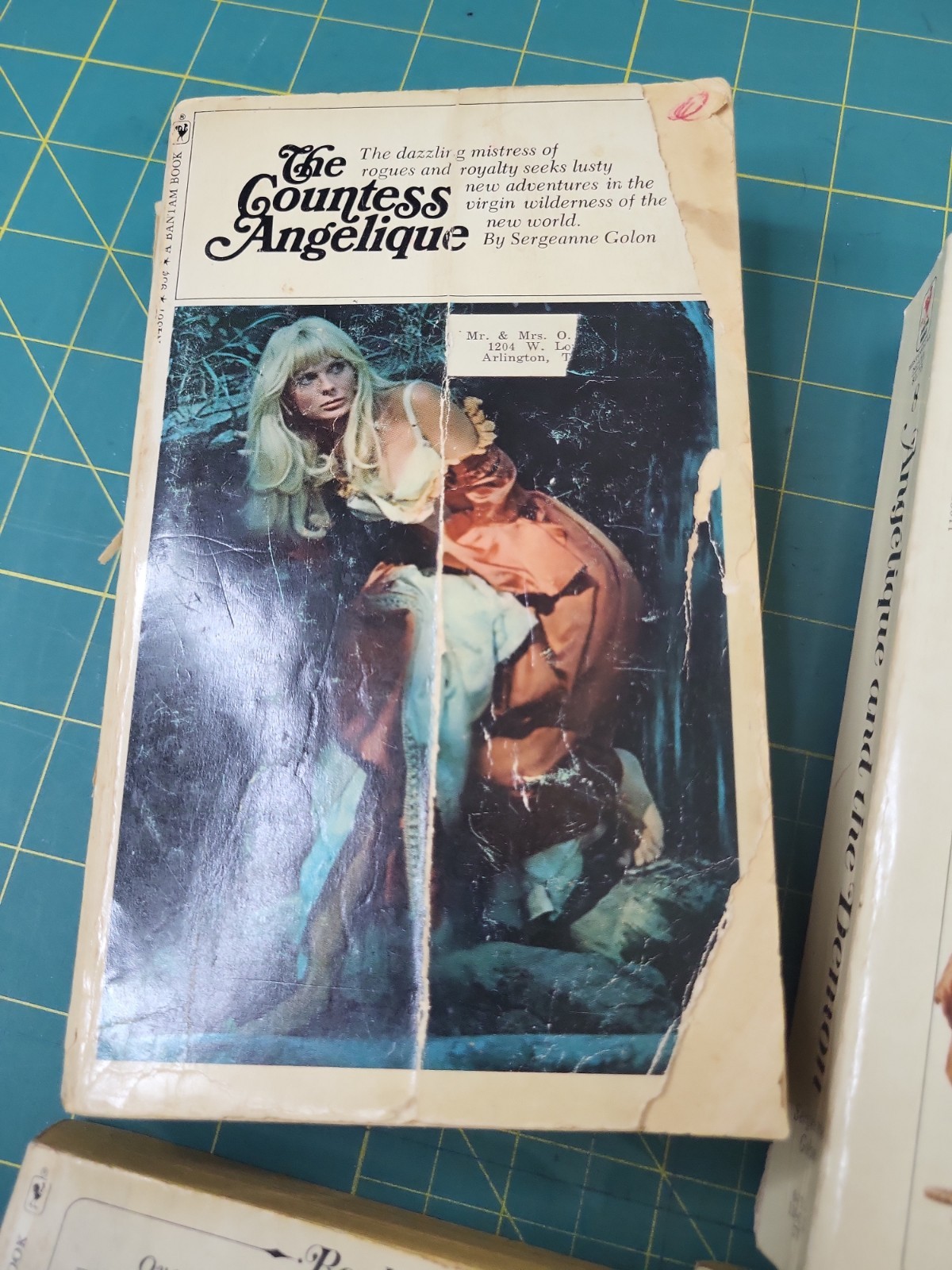 Lot Of 8 Sergeane Golon Pb Books Angelique “SEE PHOTOS”