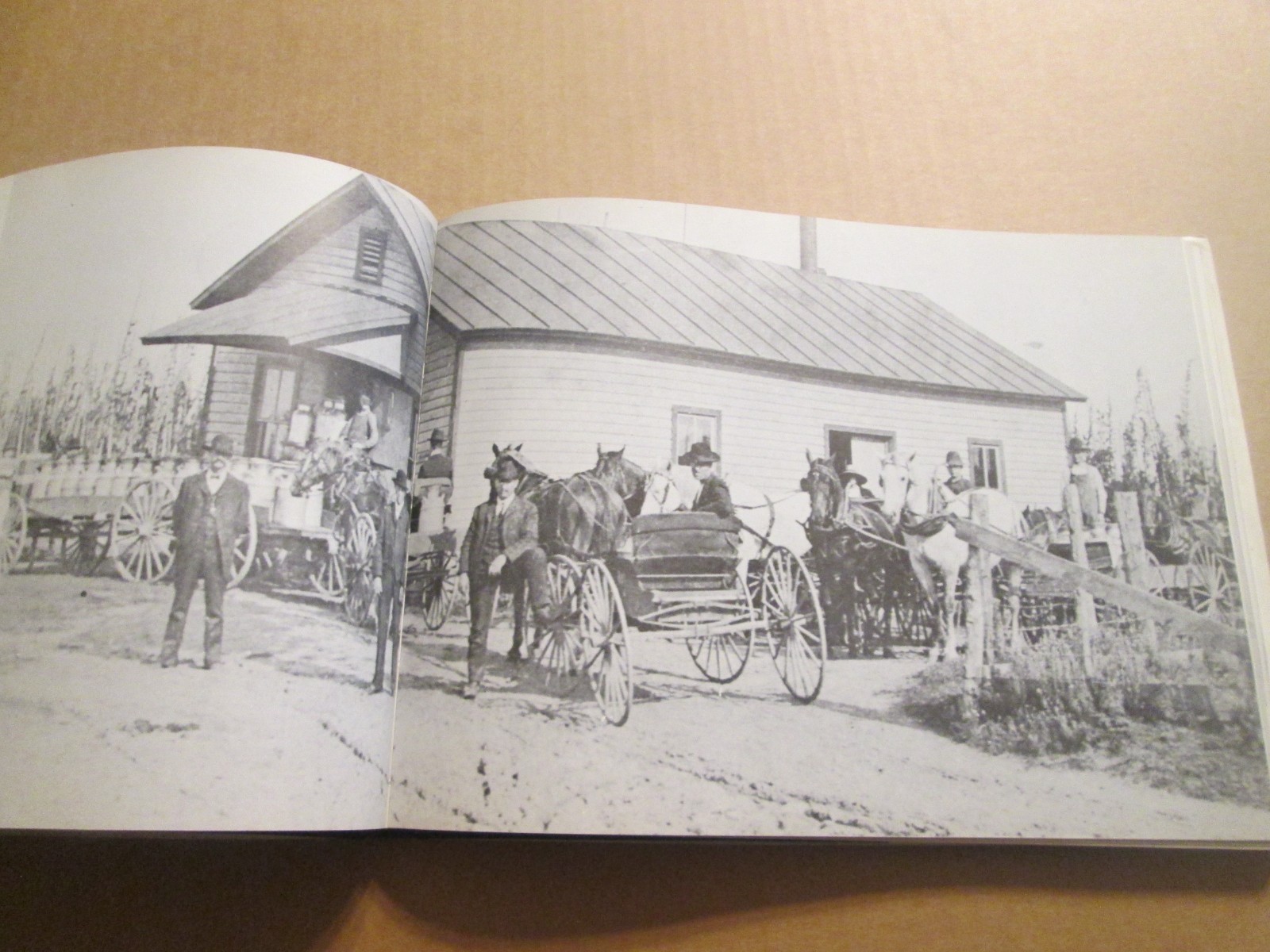 SIGNED Photo Album of the Past Pioneer Scenes Central Wisconsin Malcolm Rosholt