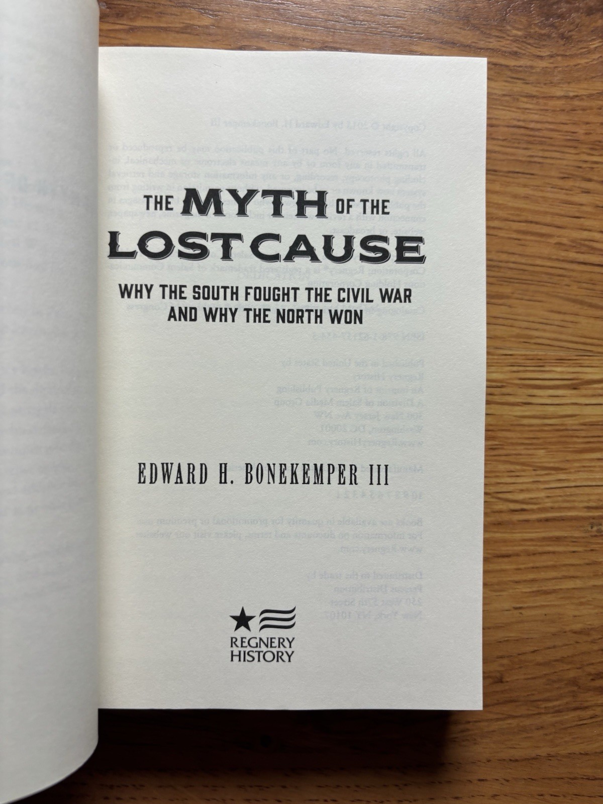 Myth of the Lost Cause : Why the South Fought the Civil War and Why the North…