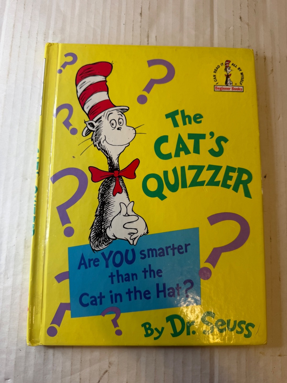 The Cat’s Quizzer Grolier Book Club Edition Hardcover | Vintage 1976 Dr. Seuss