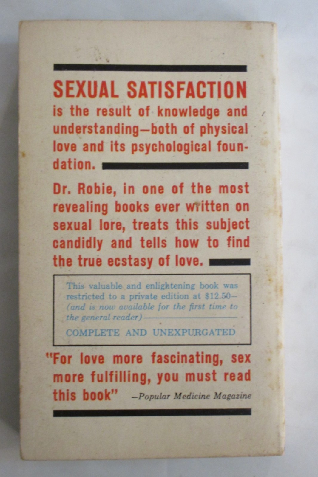 The Hidden Joys of Love by Dr. W.F. Robie