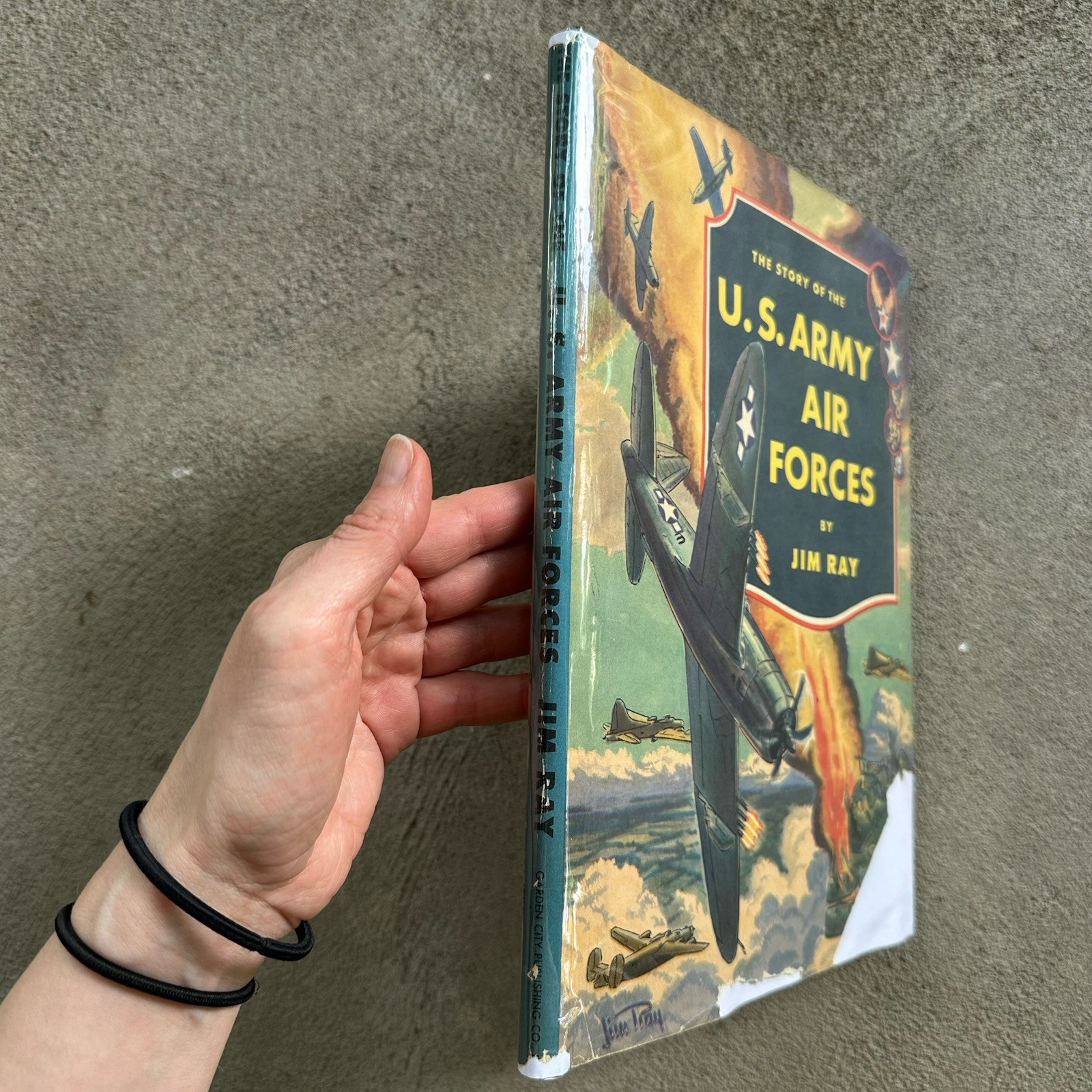 The Story of the U. S. Army Air Forces,Jim Ray Hardcover With Dust Jacket 1945
