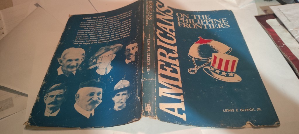americans on the philippine frontiers book lewis gleeck jr HC w/ DJ 1974