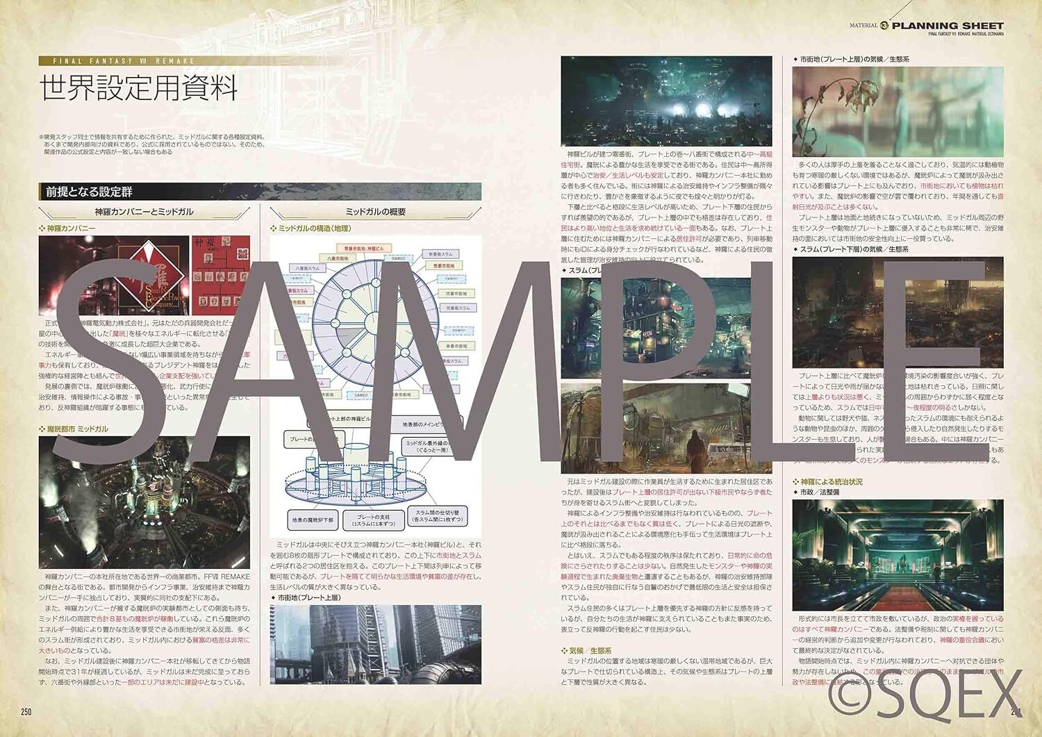 Final Fantasy VII Remake Material Ultimania Book Japan
