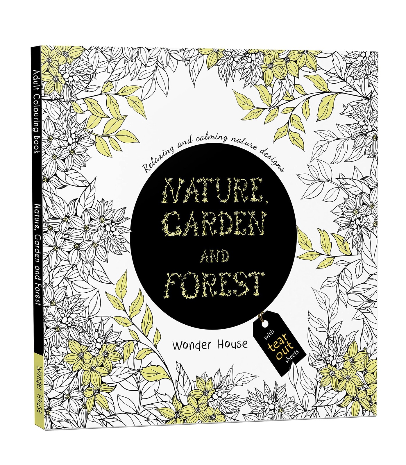 Nature, Garden and Forest: Colouring books for Adults with tear Multicolor