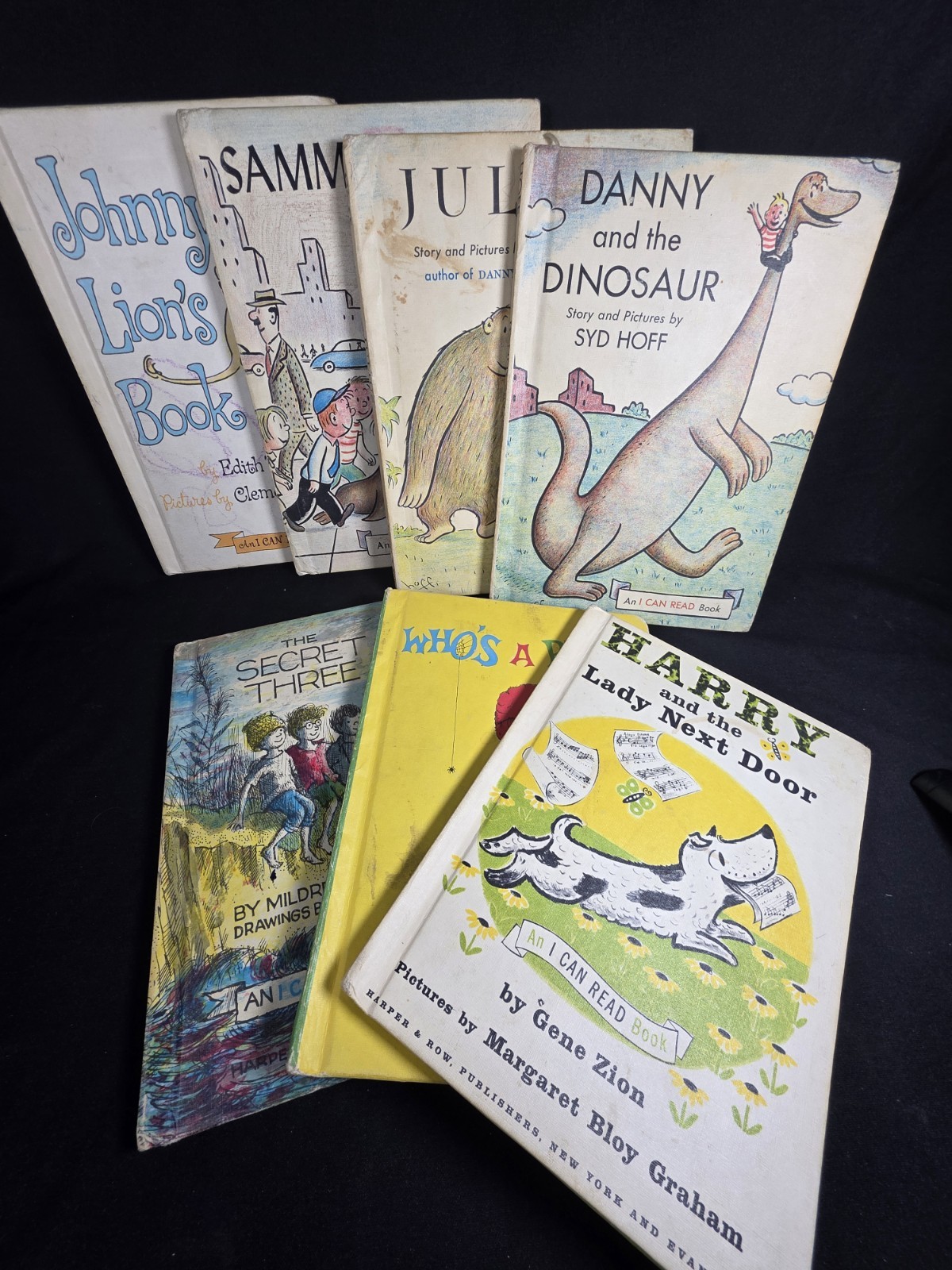 Vintage Childrens Books. An I Can Read Book Lot of 7. 50’s-60’s
