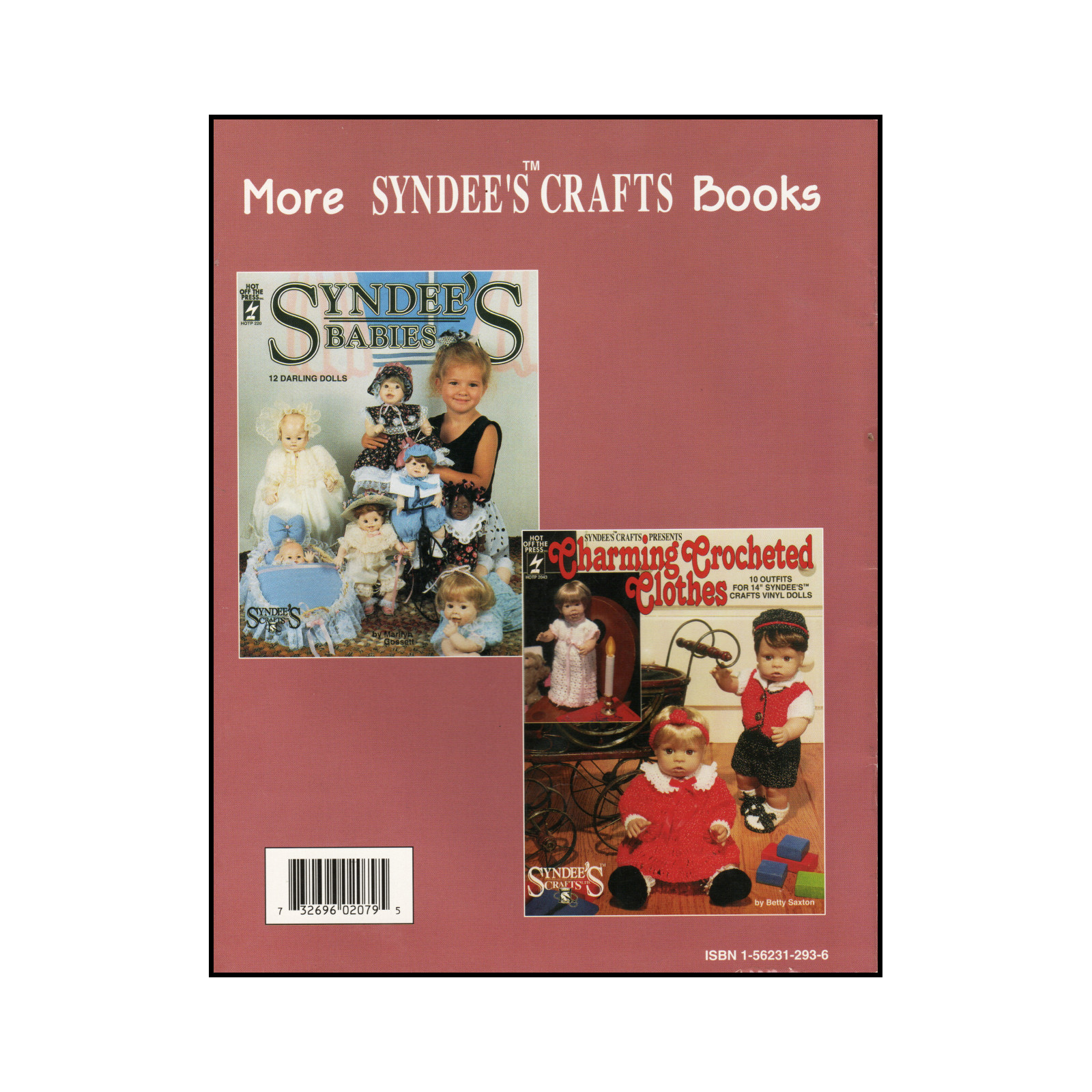 “Dress Up Your Baby Doll: 9 Crocheted Outfits …” by Betty Saxton (1996)