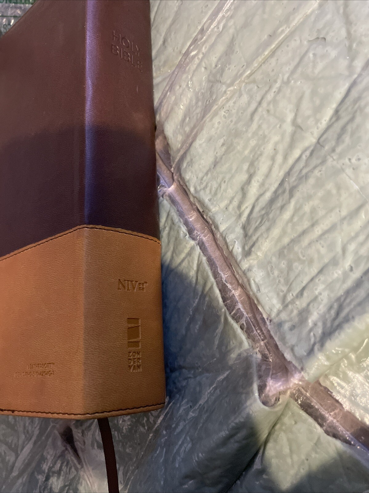 NIV Bible Large Print DuoTone Leather Soft