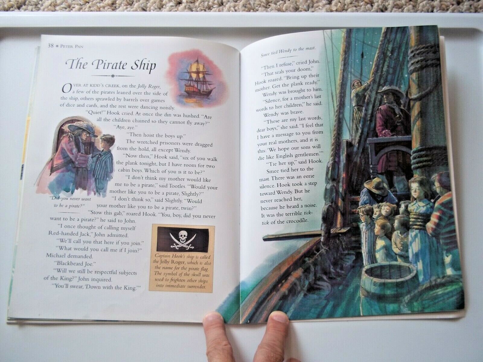 PETER PAN By J. M. BARRIE, Adapted By Michael Johnstone – DK BOOKS 1998 Book