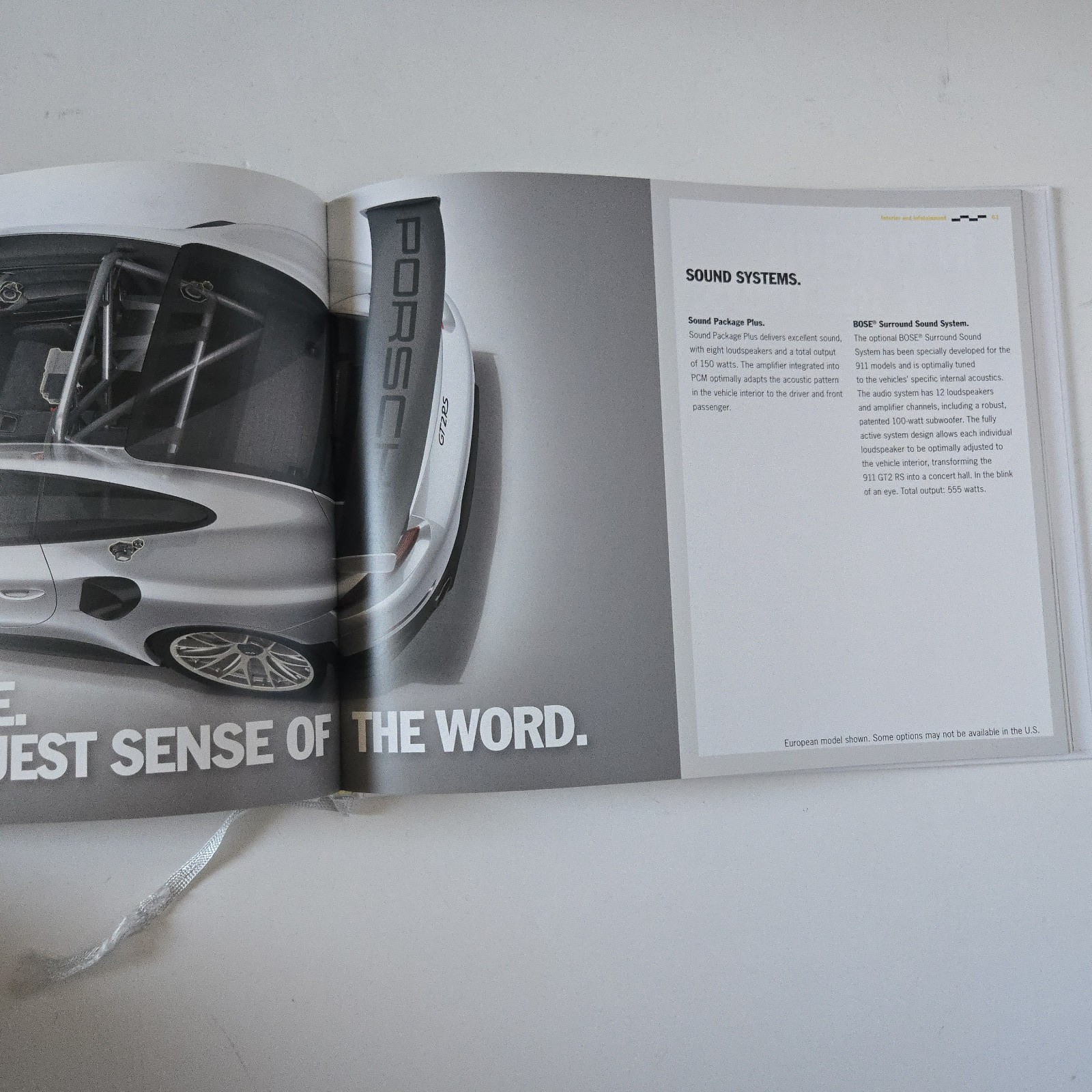 Porsche 911 GT2 RS 2017 Hardcover Showroom Brochure & 2019 Porsche 911 Catalog