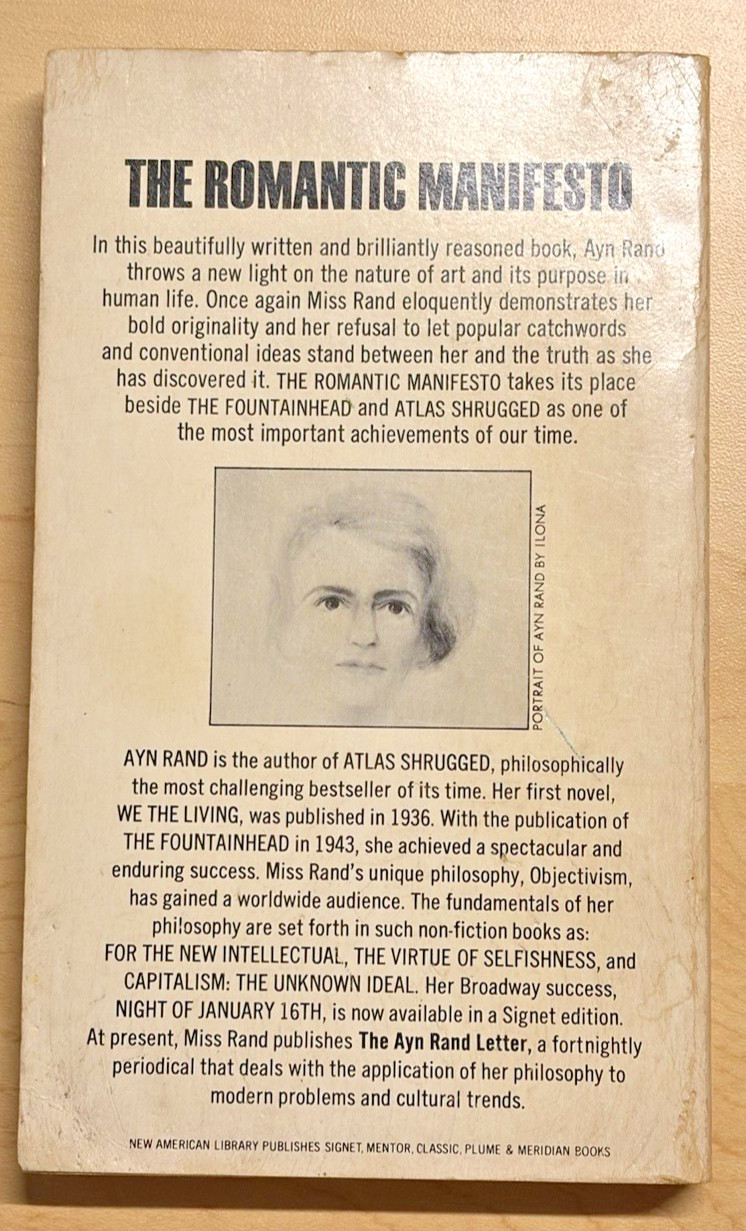Ayn Rand Vintage Signet Paperback Book Lot of 4 Atlas Shrugged Anthem Fiction