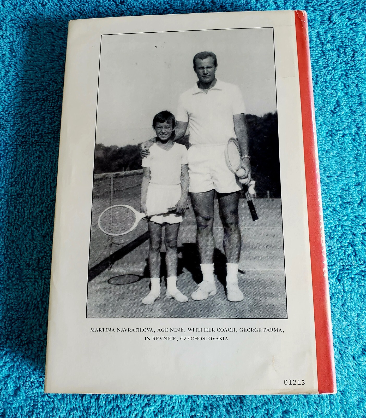 MARTINA Navratilova Story of Her Tennis Life HB/DJ Book with George Vecsey~1985