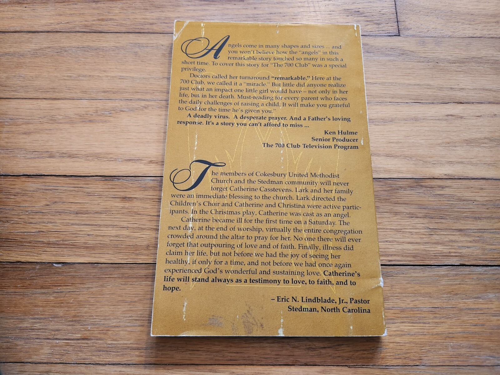 Lark Welborn SIGNED TWICE Miracle Heaven Sent The 700 Club First Edition COA