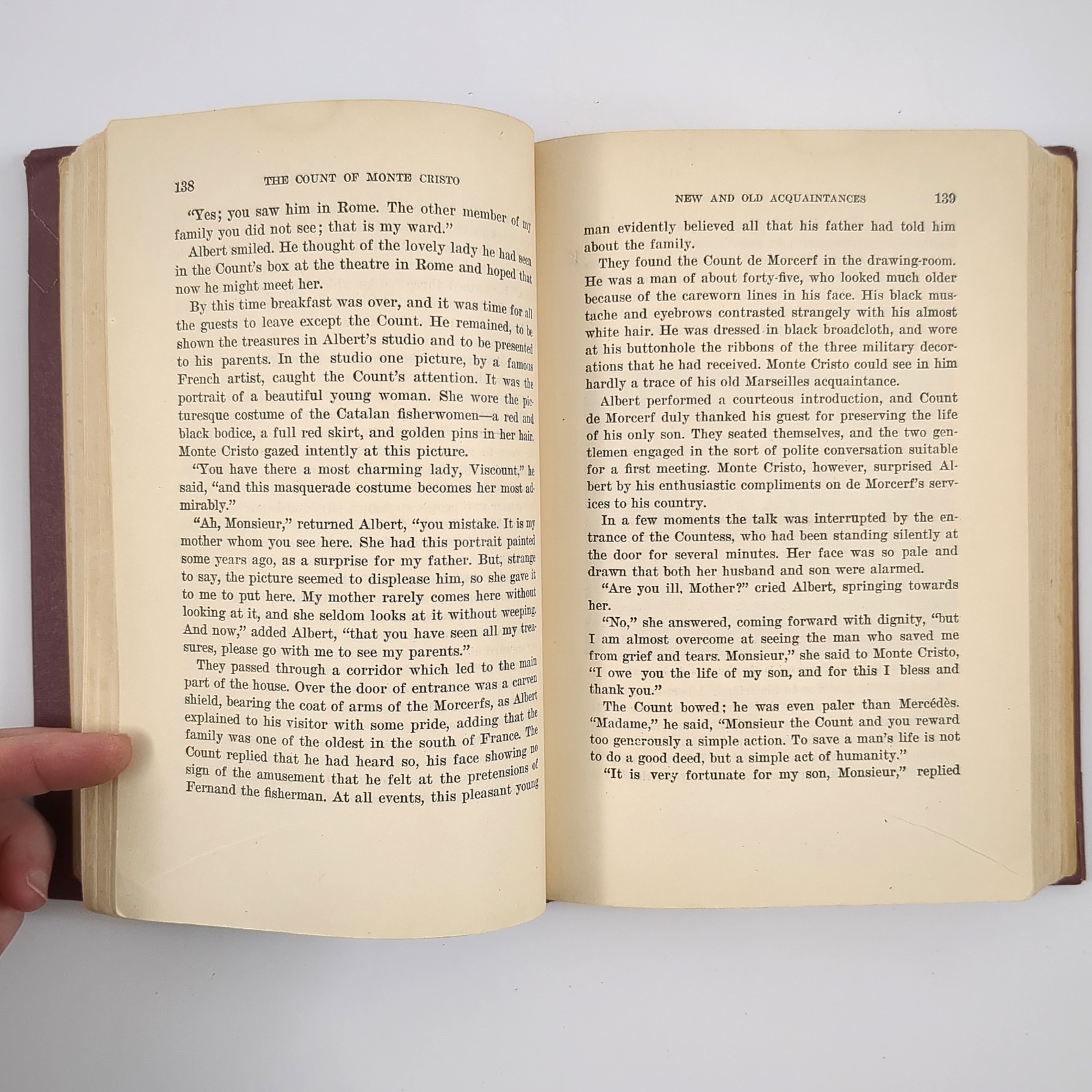 Count of Monte Cristo Adapted Adventure Hardcover Book Alexandre Dumas 1945