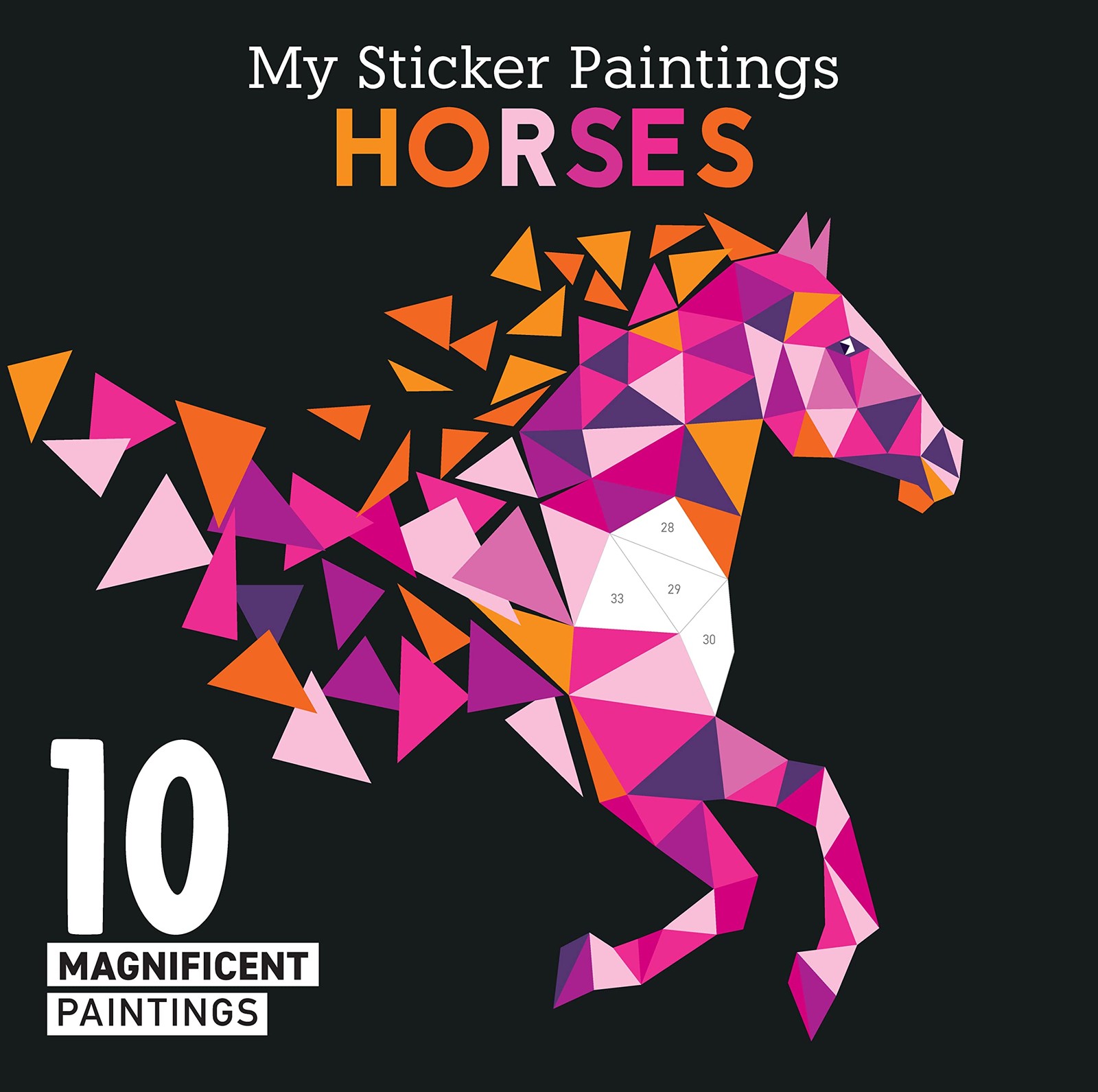 My Sticker Paintings: Horses: 10 Magnificent Paintings (Happy Fox Books) For…