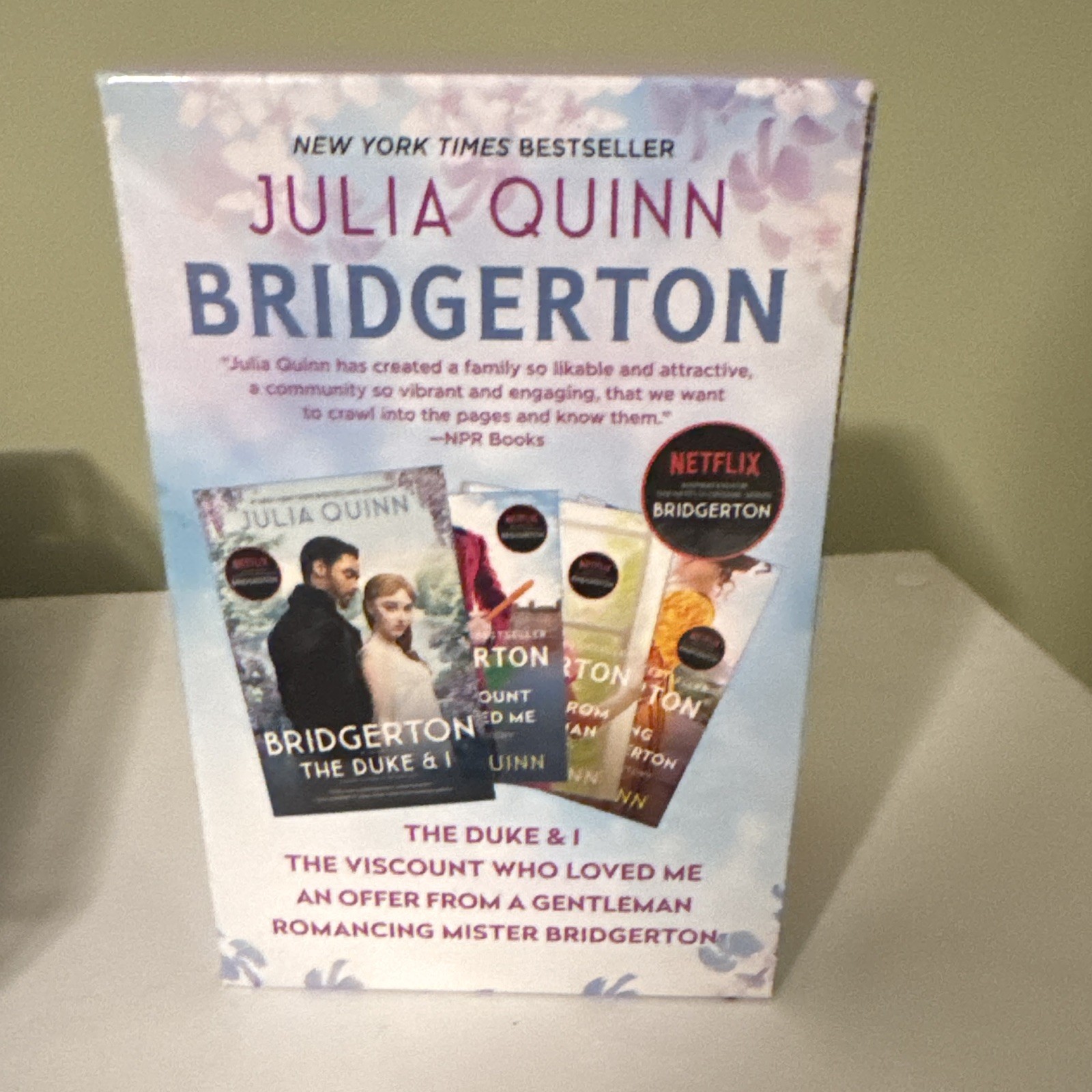Julia Quinn Bridgerton Series 4-Book Box Set Film/TV Adaptation (English)