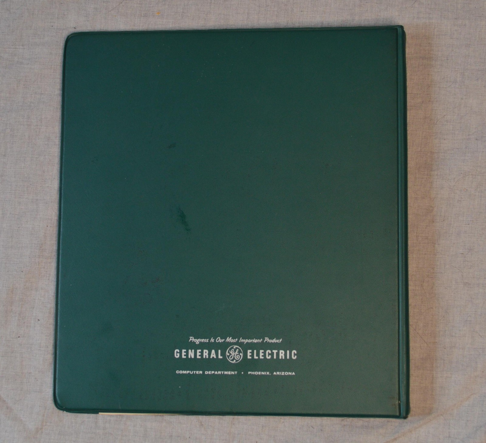 GE 225 General Assembly Program Reference Manual General Electric Binder Blank