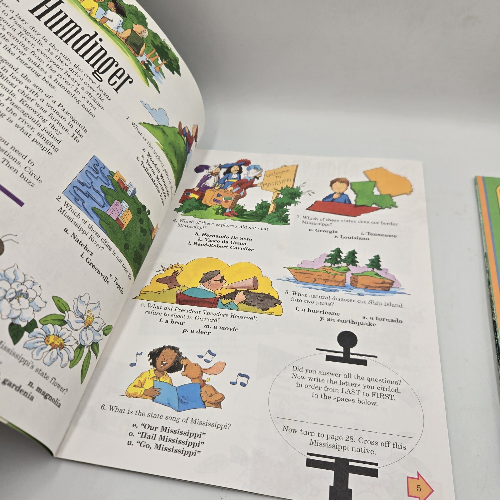 Highlights Which Way USA Mississippi Puzzle Book Fun Educational Activity New