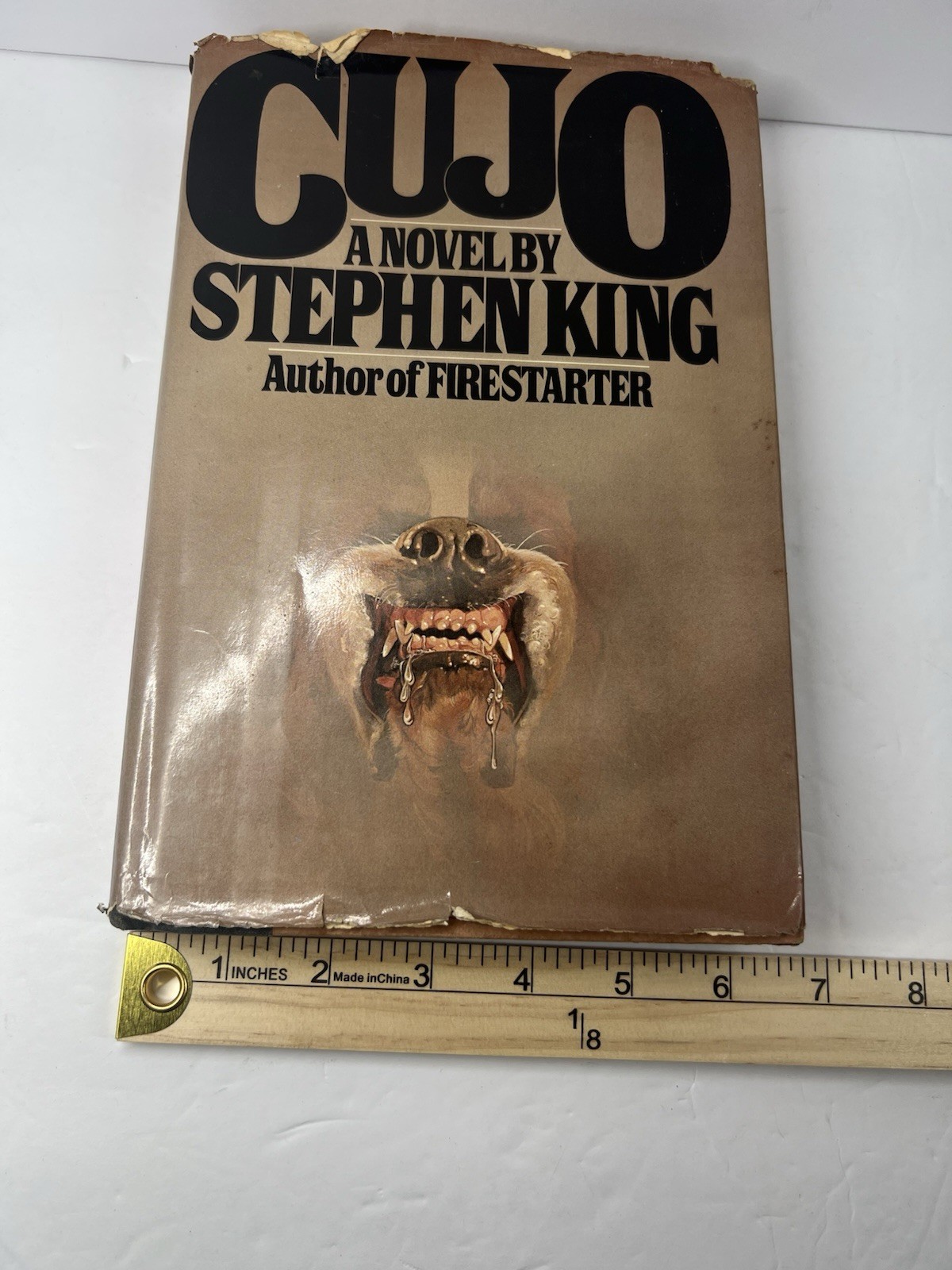 Cujo Stephen King 1981 Hard Cover Viking Press Book Club Ed. $13.95 DJ Vintage