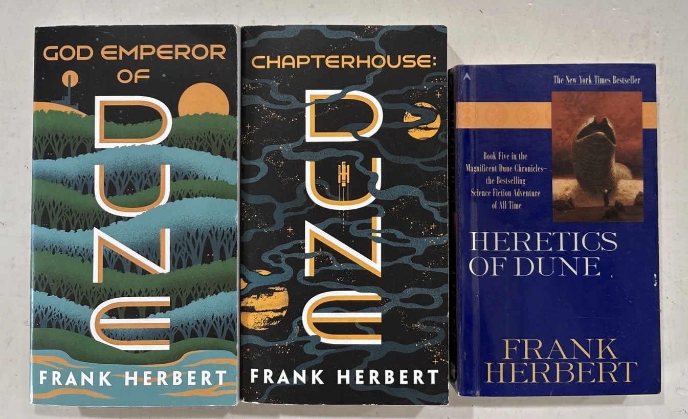 19 Book Lot Complete DUNE Series by Frank & Brian HERBERT Paperback Set