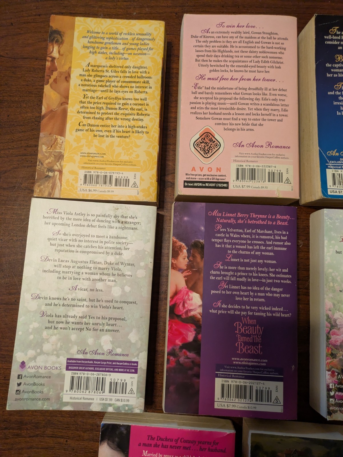 Eloisa James Historical Regency Romance 11 PB Book Lot