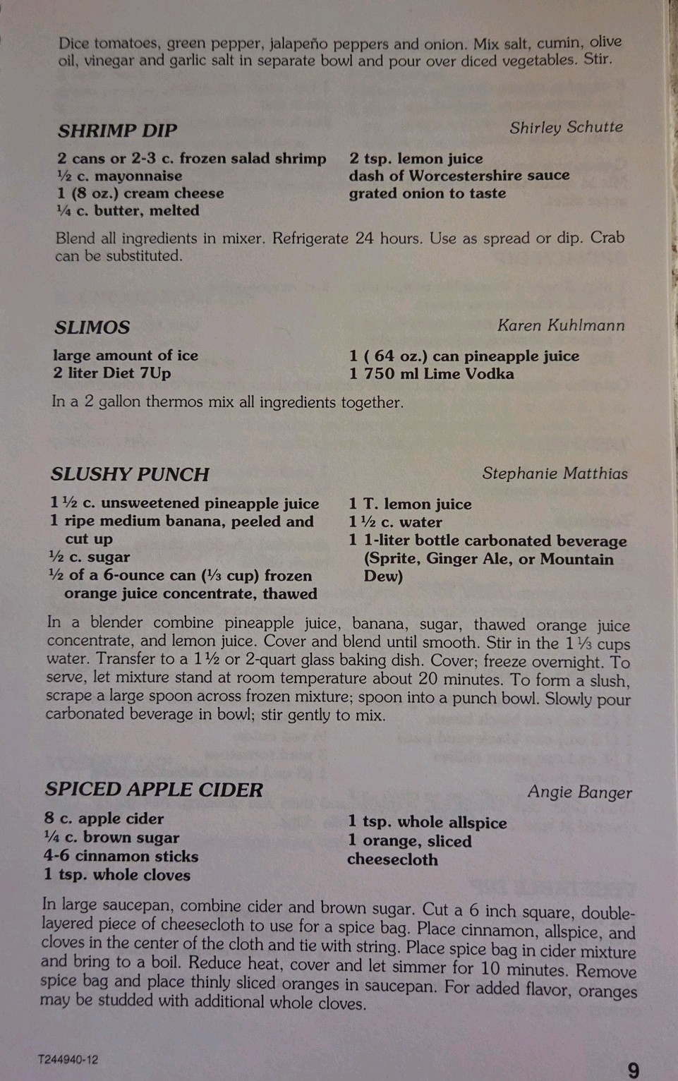 Vintage Community Lutheran Cookbook Recipes 2012 Morris Press Spiral Bound