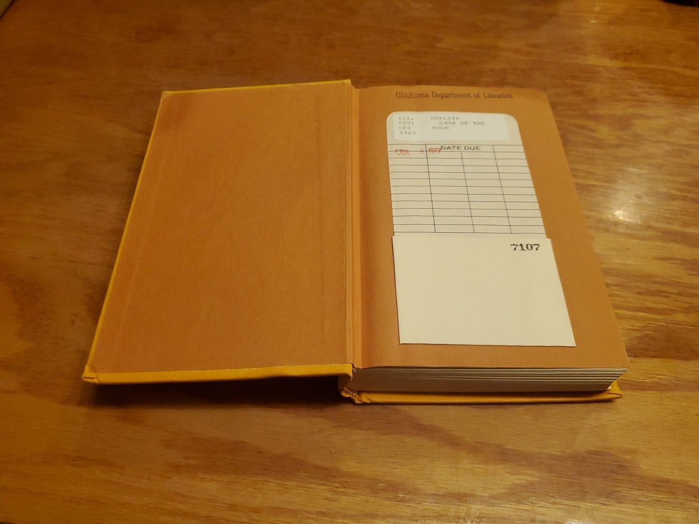 Dark of the Moon: Poems of Fantasy and the Macabre edited by A. Derleth 1969 HC