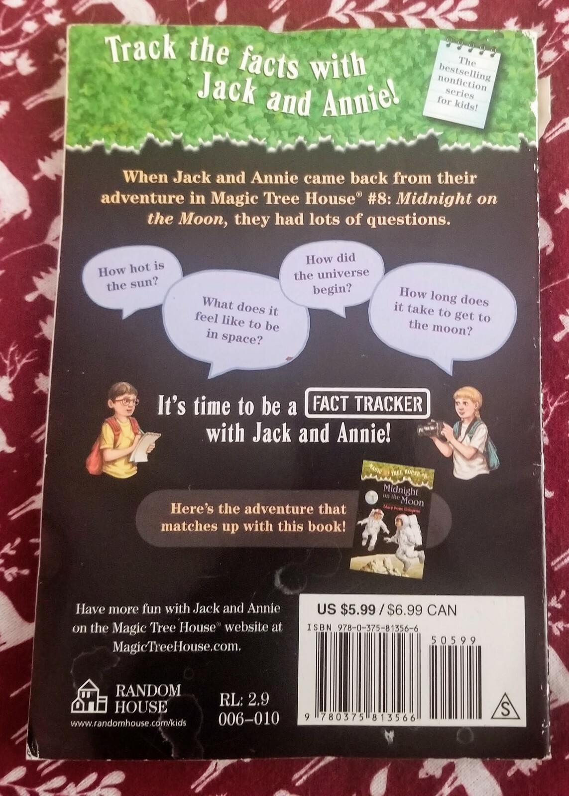 📕📖Space (Magic Tree House Research Guide) – Paperback By Mary Pope Osborne