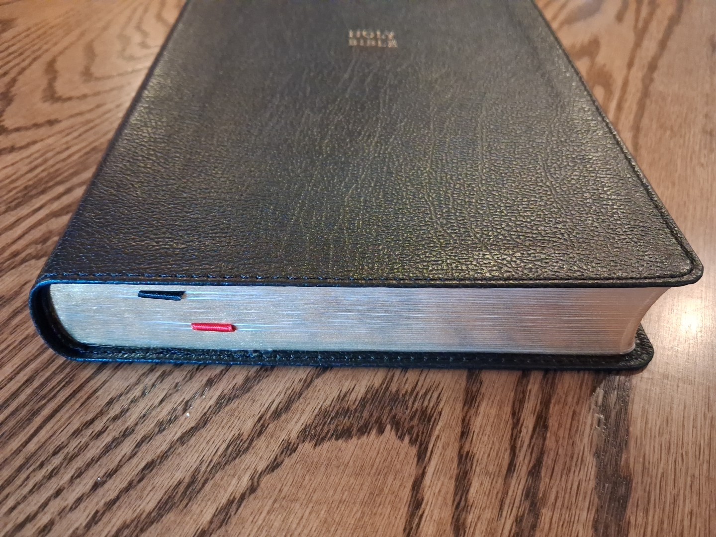 KJV LARGE PRINT Thinline Bible Thumb Indexed ~ $104.99 Retail ~ Genuine Leather