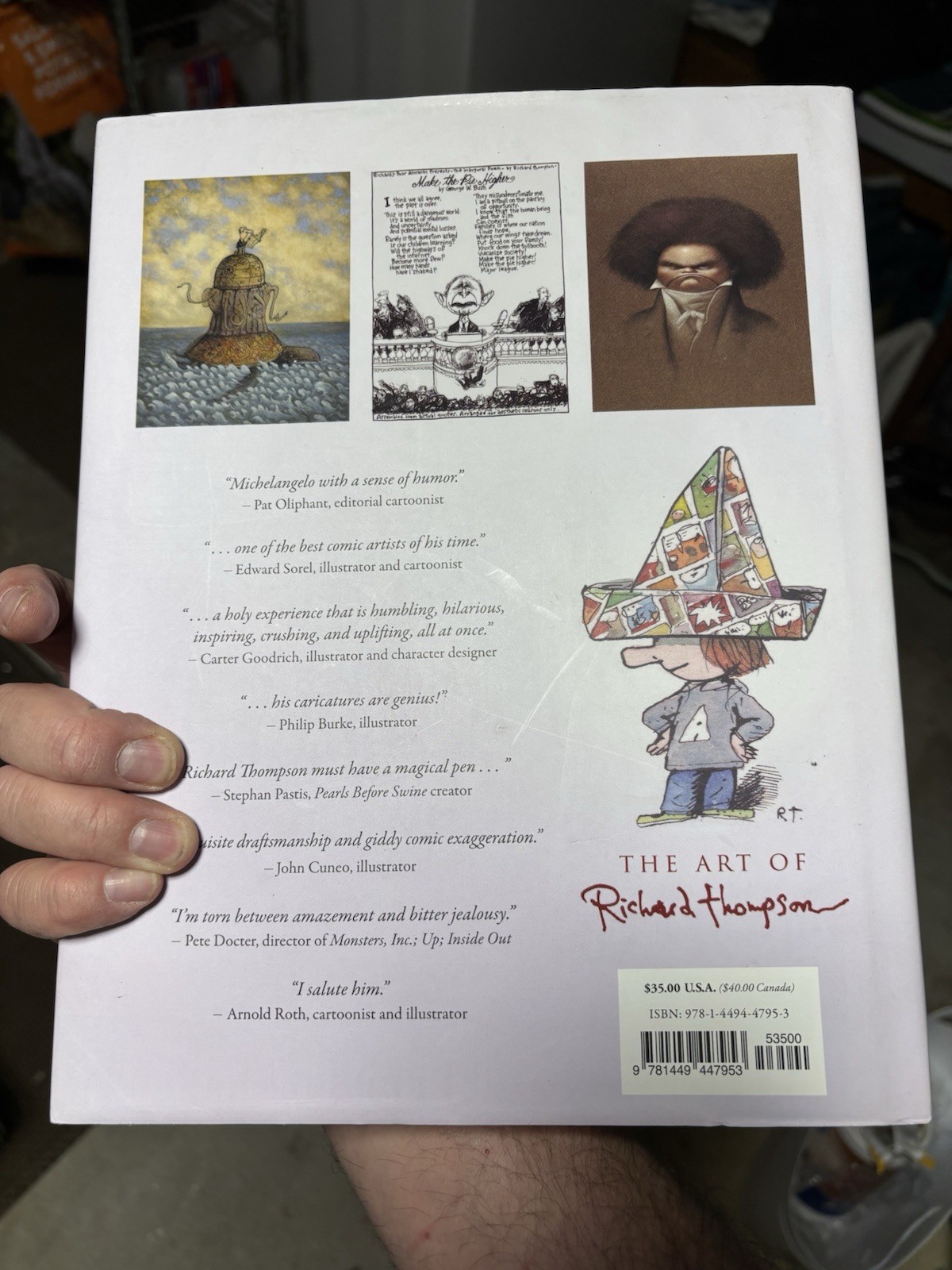 THE ART OF RICHARD THOMPSON By Bill Watterson & Nick Galifianakis – Hardcover