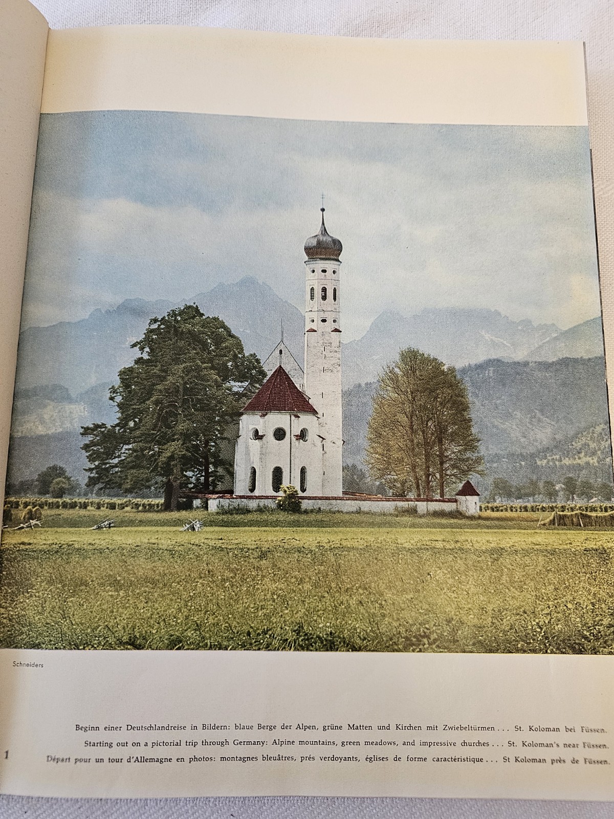 Germany Countryside, Cities, Villages, People 19th Edition 1956 Hardback Book