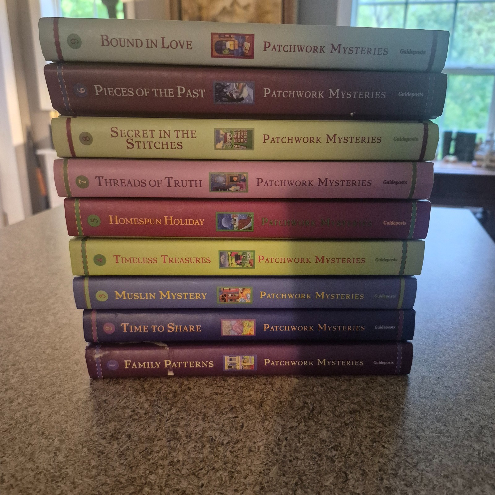 Patchwork Mysteries Books Guideposts Book 1-9 Hardcover, Christian Fiction