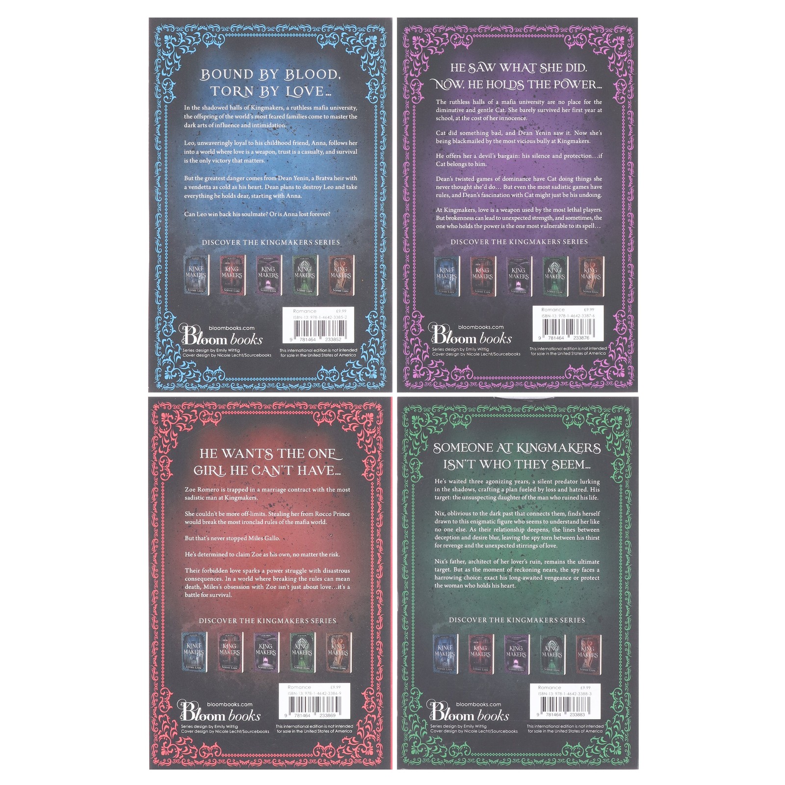 Kingmakers Series by Sophie Lark 4 Books Collection Set – Fiction – Paperback