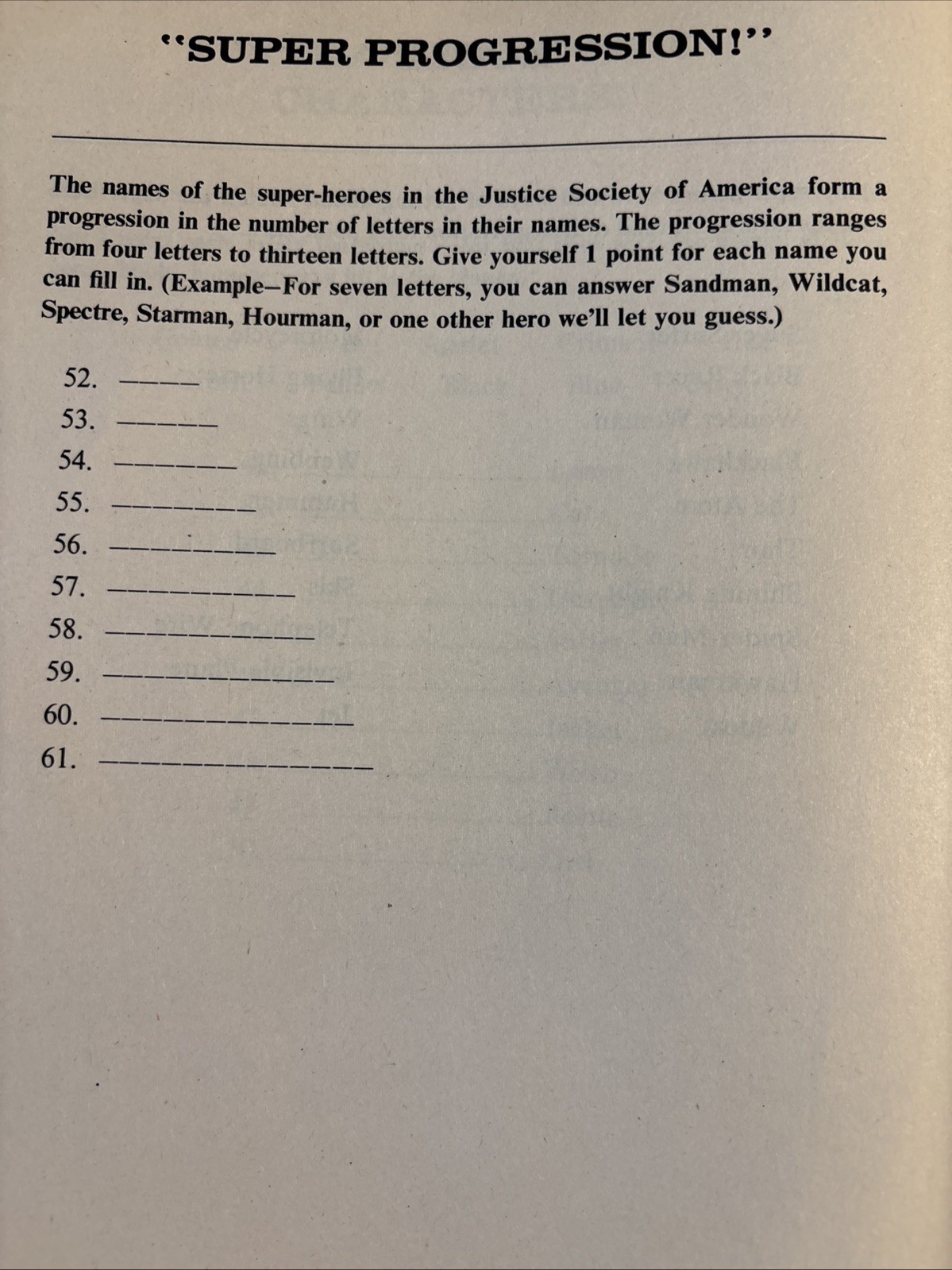 Vintage 1977 Comic Book Trivia Quiz & 1978 Alien Creatures Books Sci-Fi Horror