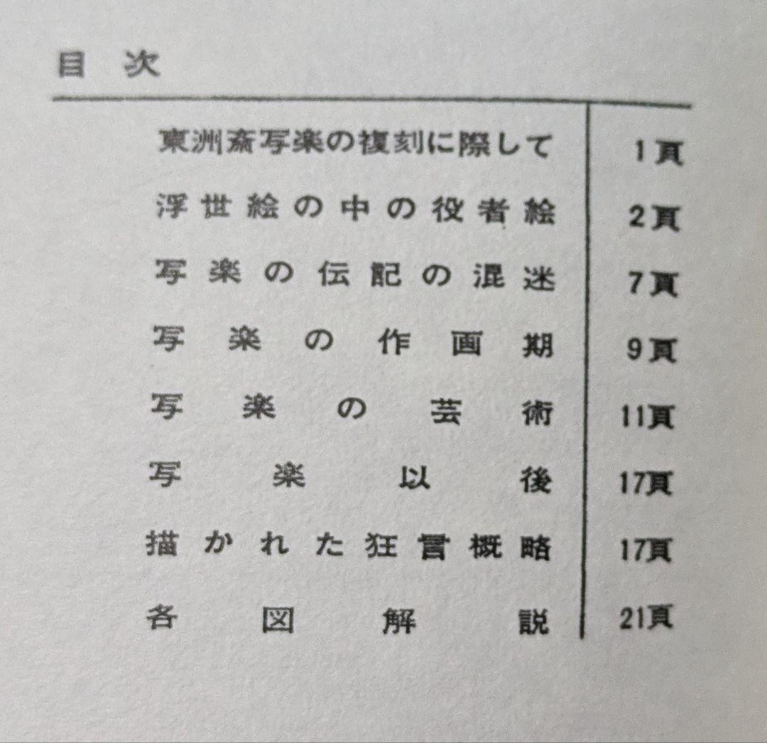 Toshusai Sharaku Art Research Yoshida Eiji 34 Pages NonSale Book