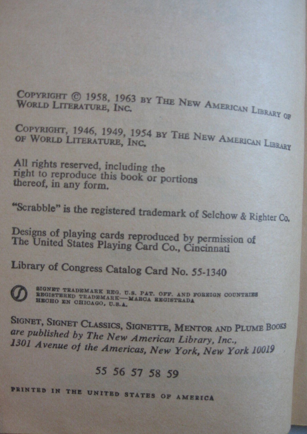 VTG 1963 Hoyle’s Rules of Games – Albert Morehead & Geoffrey Mott-Smith