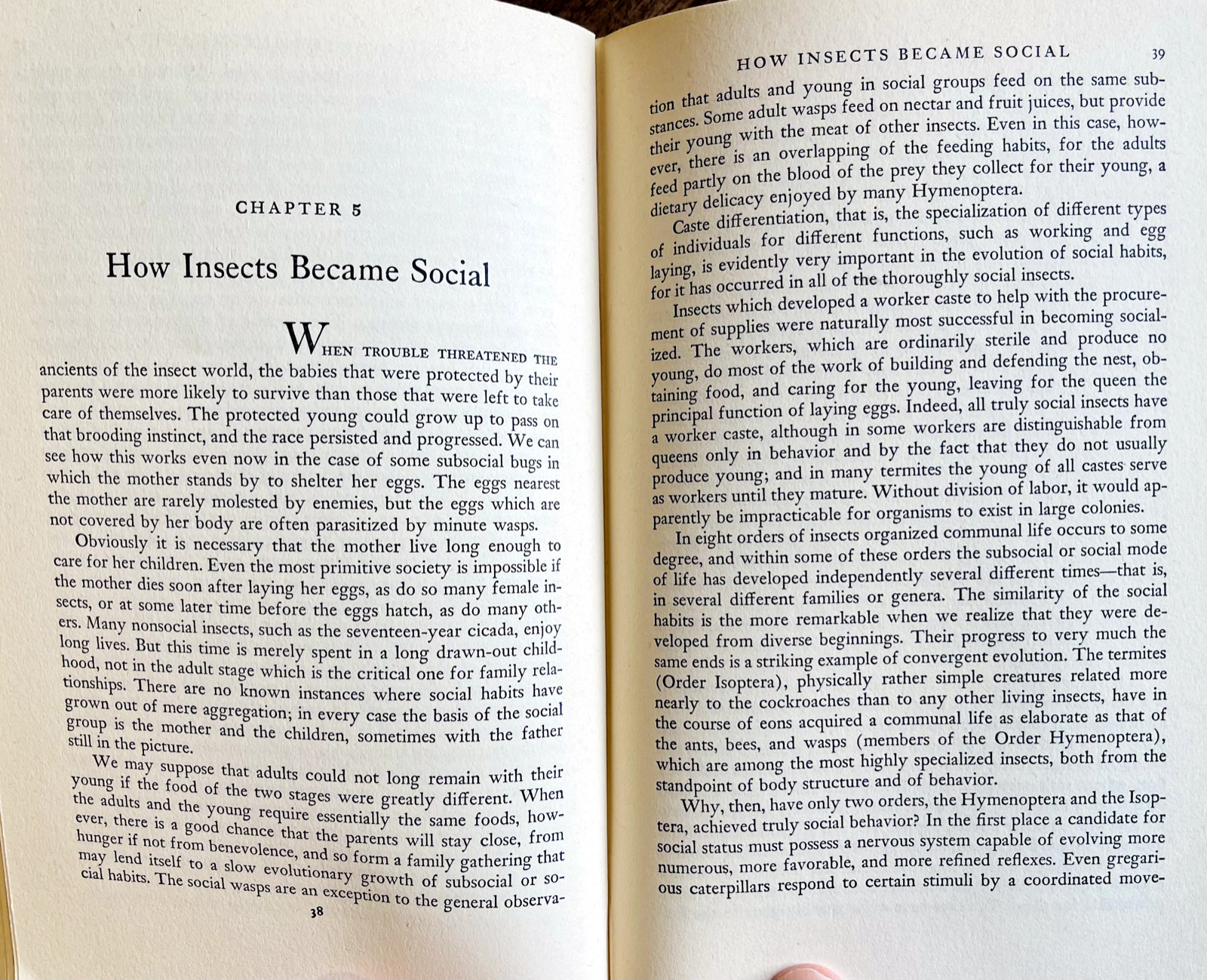 1951 AMERICAN SOCIAL INSECTS by Michener 1st Ed/hb/267pp/DJ/NICELY ILLUSTRATED