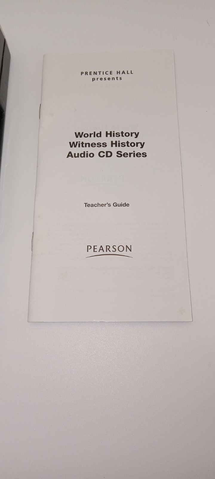 World History Witness Audio CD Teacher Learning Education Pearson homeschool