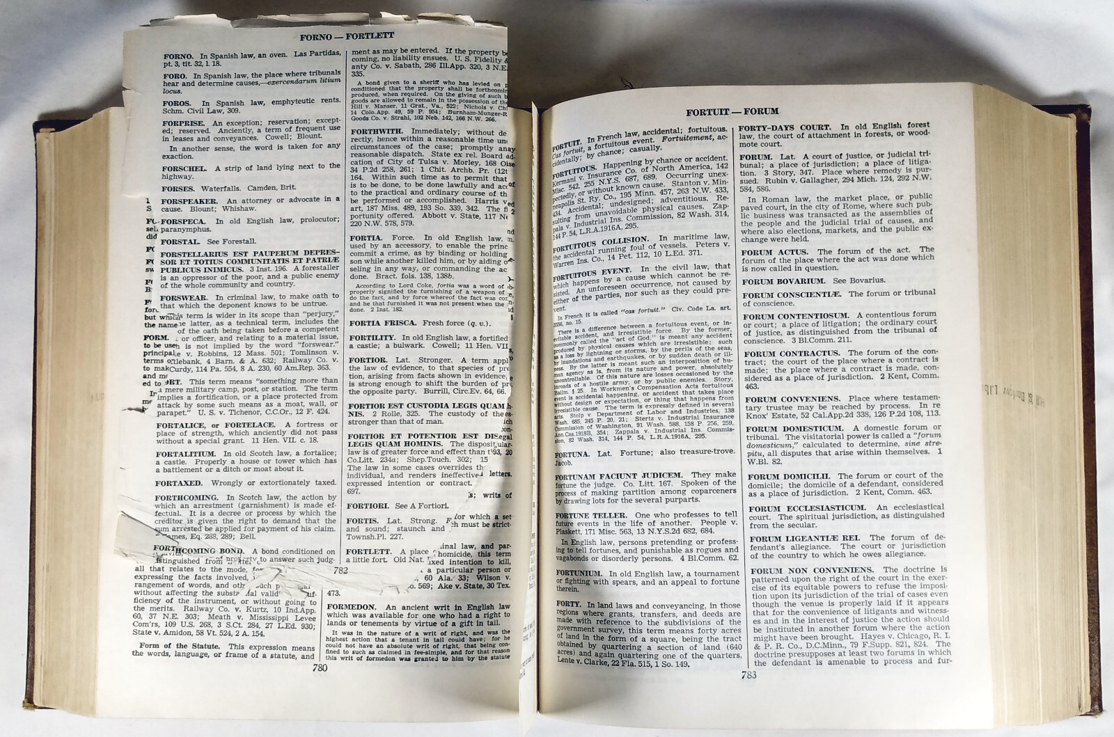 BLACK’S LAW DICTIONARY Fourth Edition 4th West Publishing Company 1951 Hardcover