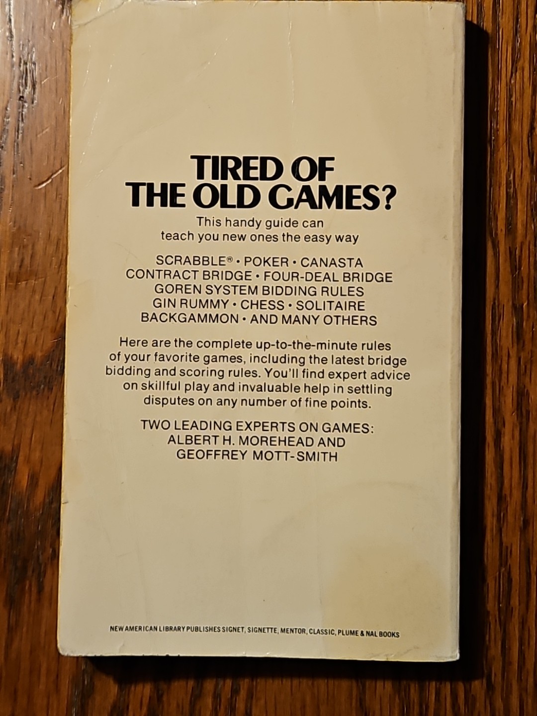 Hoyle’s Rules of Games – Morehead & Mott-Smith (Paperback, 1963)